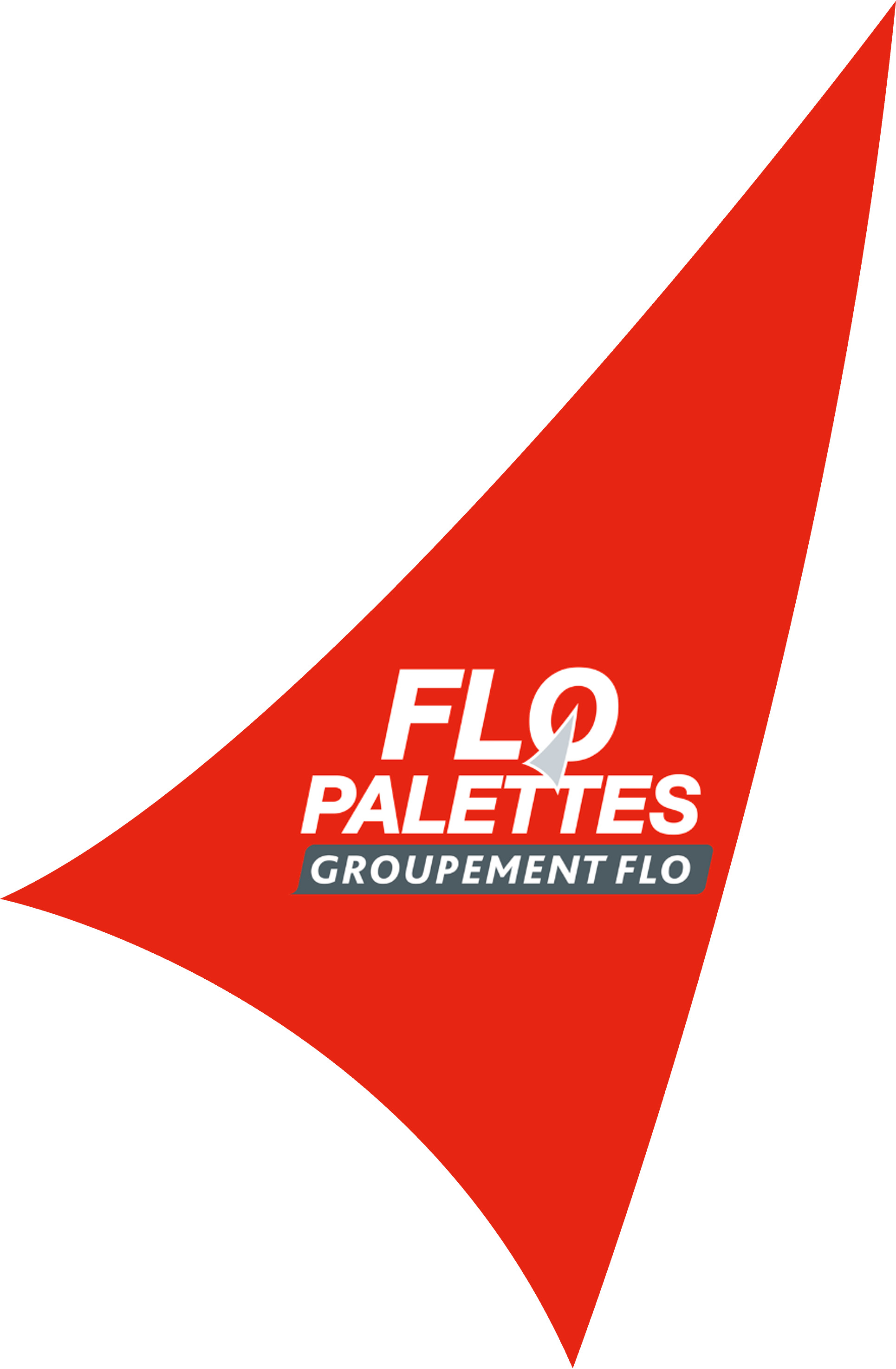 Drapeau Flo Palettes - Groupement FLO messagerie palettisées