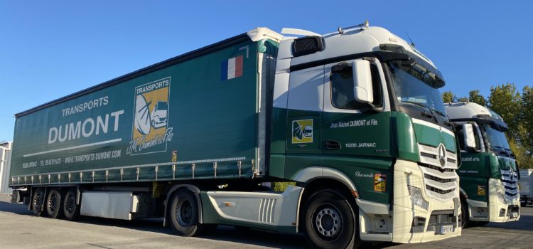 Transport Dumont Jarnac Transport routier de marchandises stockage logistique location de véhicules